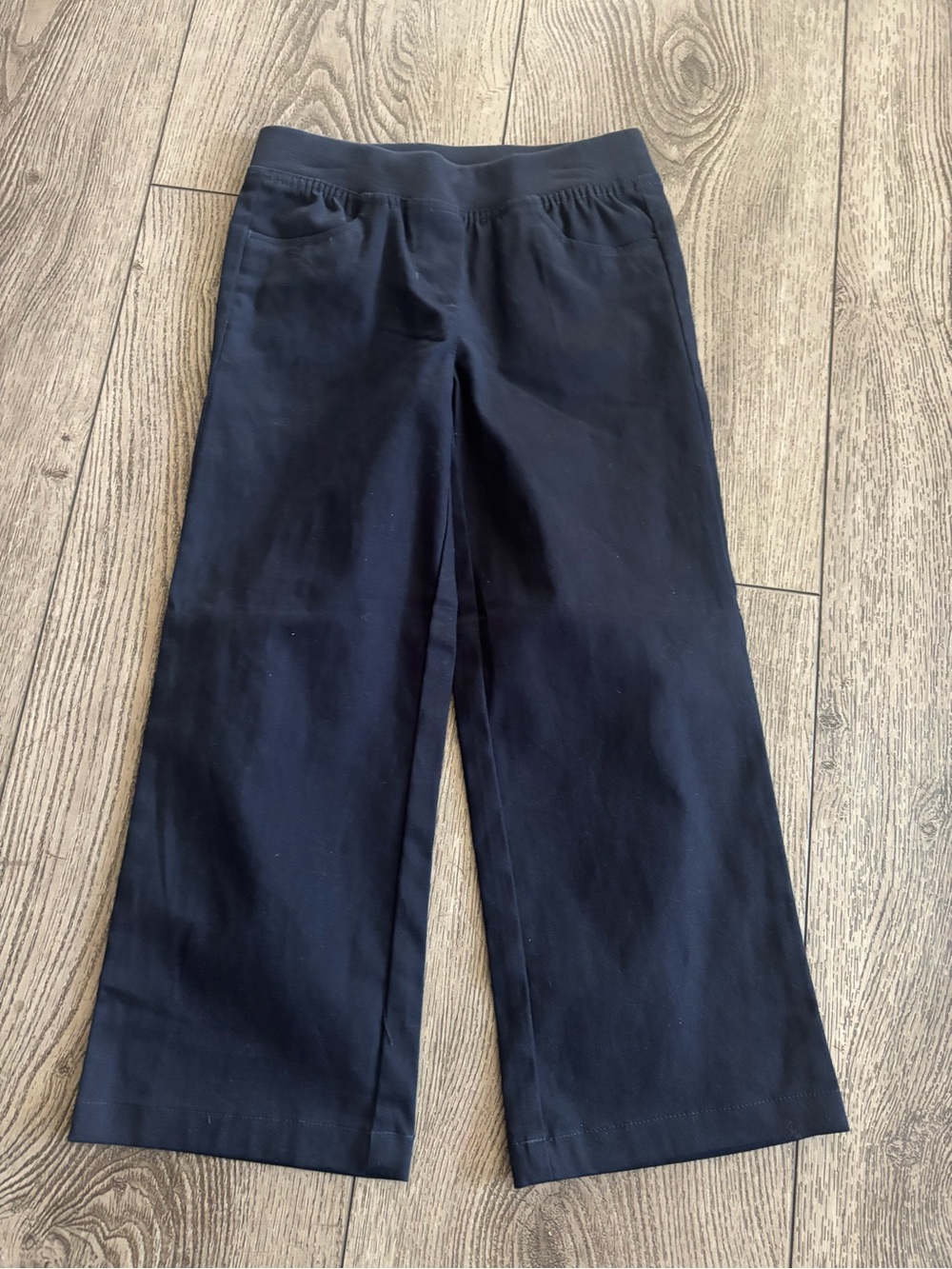 Izod Navy Schoolwear Pants with Knit Waist